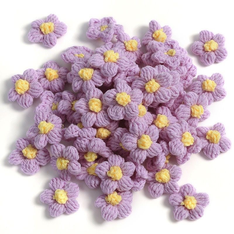 Flores de ganchillo DIY