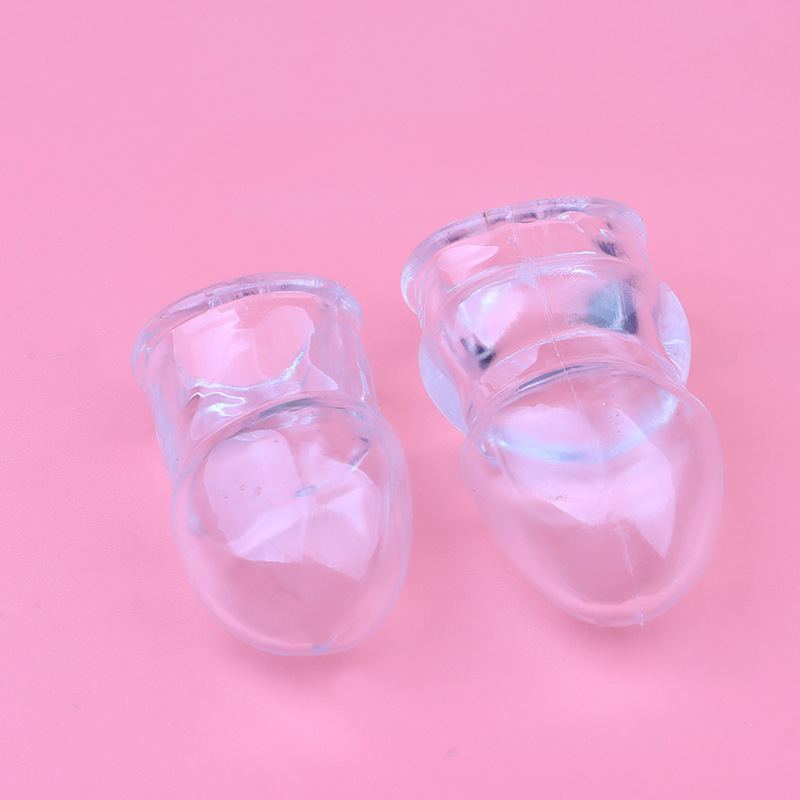 Open-Ended TPE Penis Sleeve with Textured Spikes, Crystal Finish, Manual Control — detail image 5