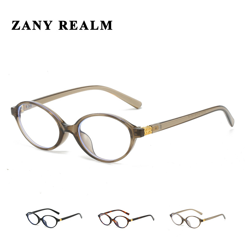 Nuevo nerd francés retro anti-azul gafas de luz negro cara pequeño marco redondo Hong Kong estilo gafas marco fabricante en stock