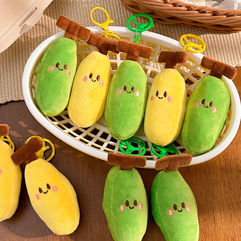 Banana Pendant Wholesale Doll Plush Doll Keychain Bag Pendant Cultural and Creative Small Gift Doll Machine