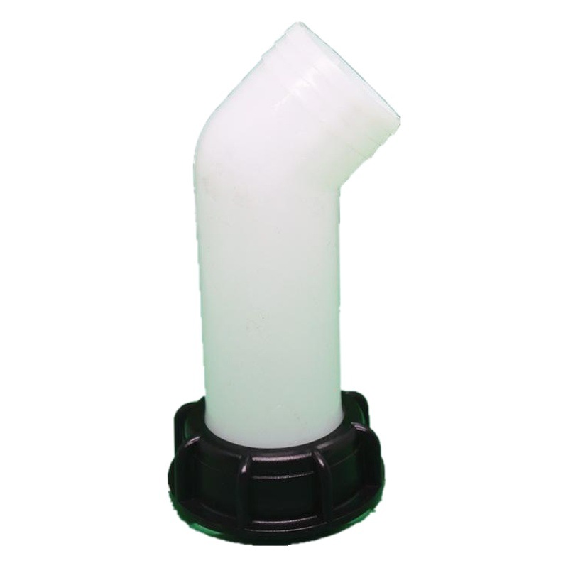 Ton barril accesorios IBC Ton barril conector químico barril accesorios Ton barril desviación tubo descarga conector Ton barril conector de plástico