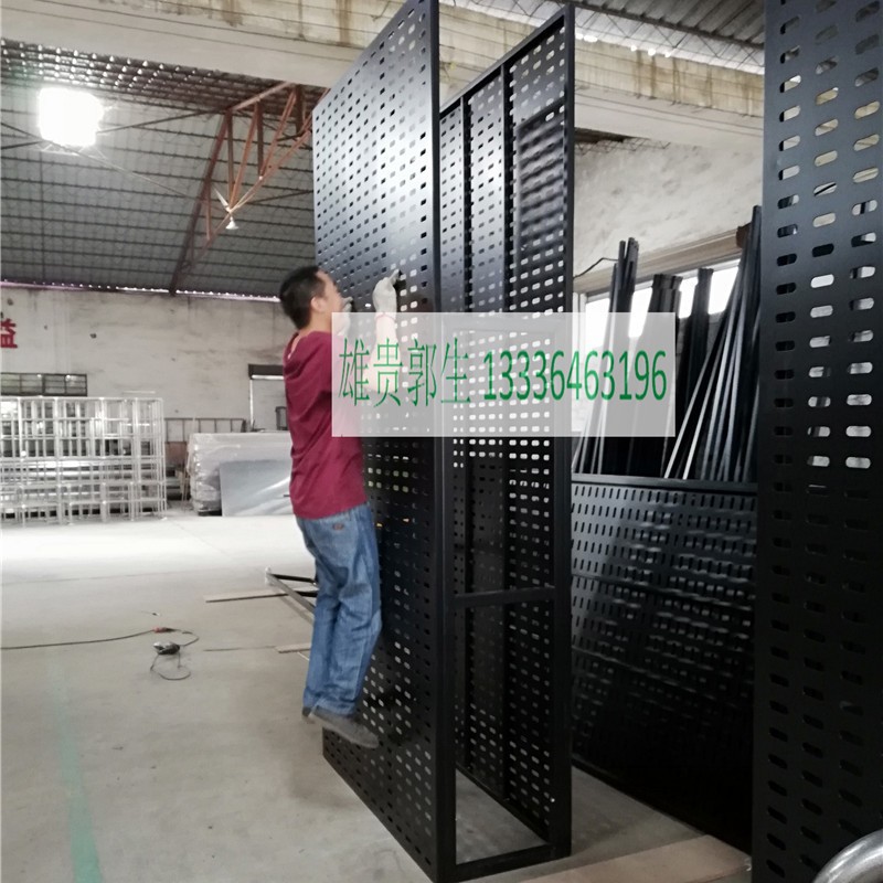 瓷砖洞洞板展示架 铁板网600 800瓷砖简易展示架 冲孔直板展架