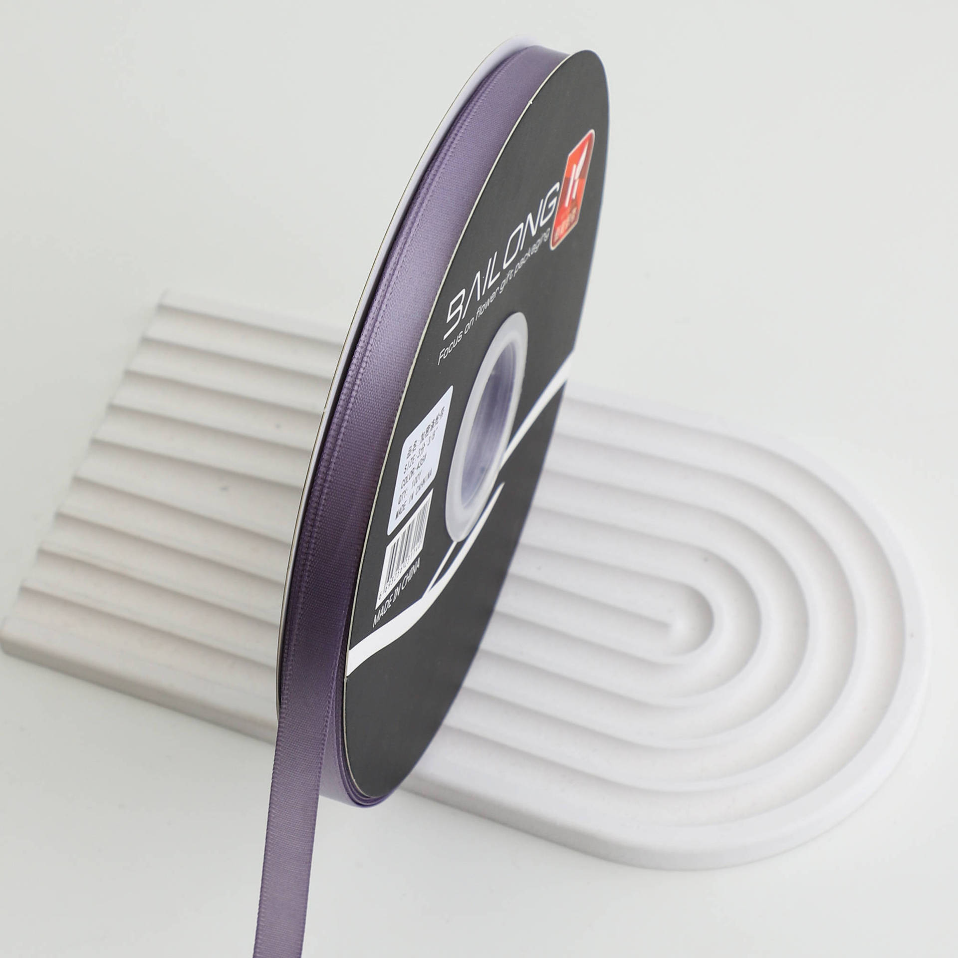 100 yardas de cinta de poliéster de doble cara Macarons, decoración de ramo, regalo, embalaje de flores, cinta de color sólido al por mayor