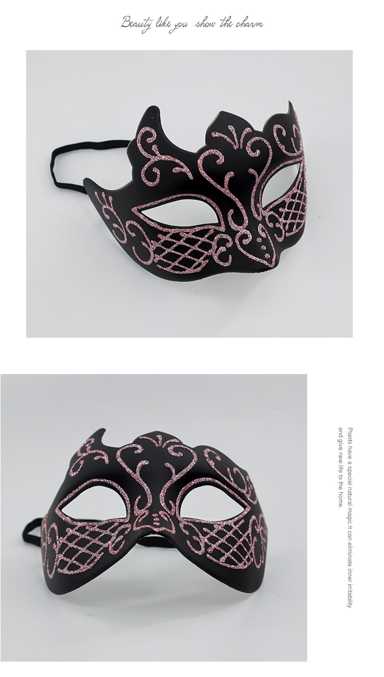 Hallowmas Festive & Party Supplies party bár maszk félarc férfi festett maszk spray festék férfi és női maszk_voghion.com