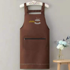 Wholesale Manufacturer's Waterproof Oil-Proof Apron Gowns for Men and Women, Cute Japanese Style Kitchen Workwear, Can Print LOGO