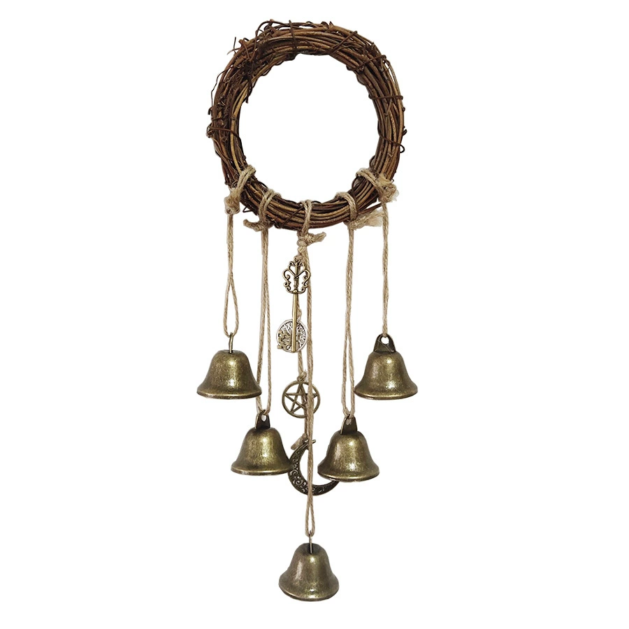 Колокольчик ведьмы WICCA Supply Wind Bell Celtic Gate Bell подходит для крыльца, автомобиля, подвески 5