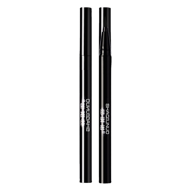 SHAQINUO eyeliner thin head non-smudging eyeliner pen makeup color not easy to fade genuine goods beginner female