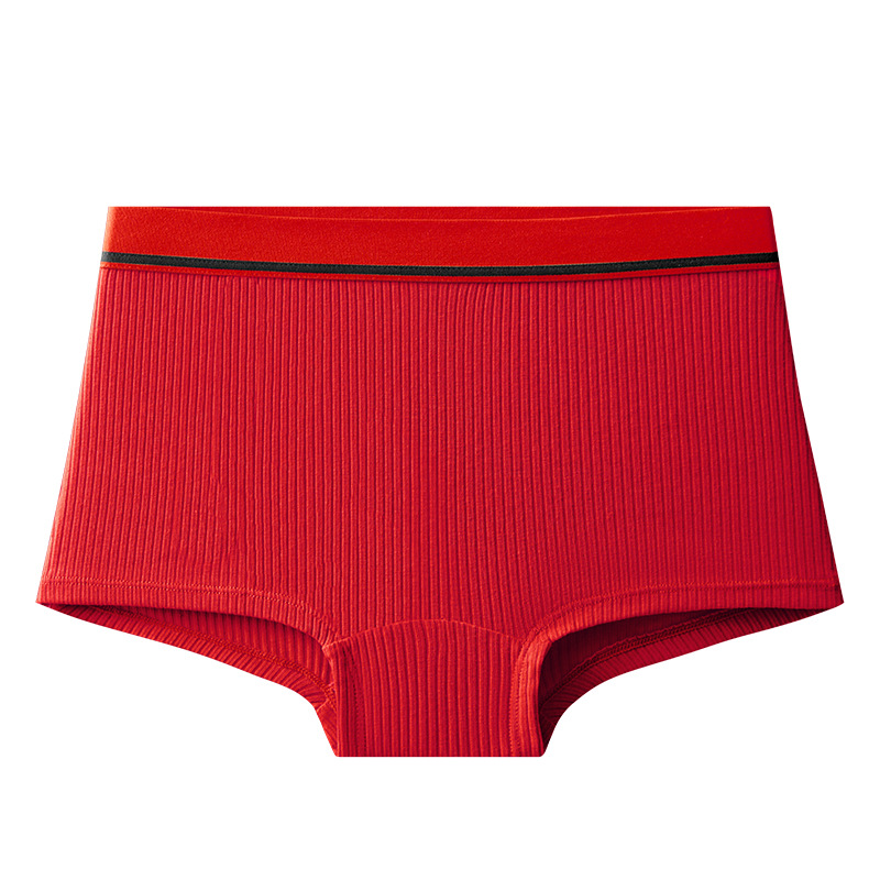 Pantalones de ángulo plano transfronterizas de algodón femenino, pantalones de algodón de rosca de algodón, pantalones de moda confortable para la piel, pantalones de cadera al por mayor