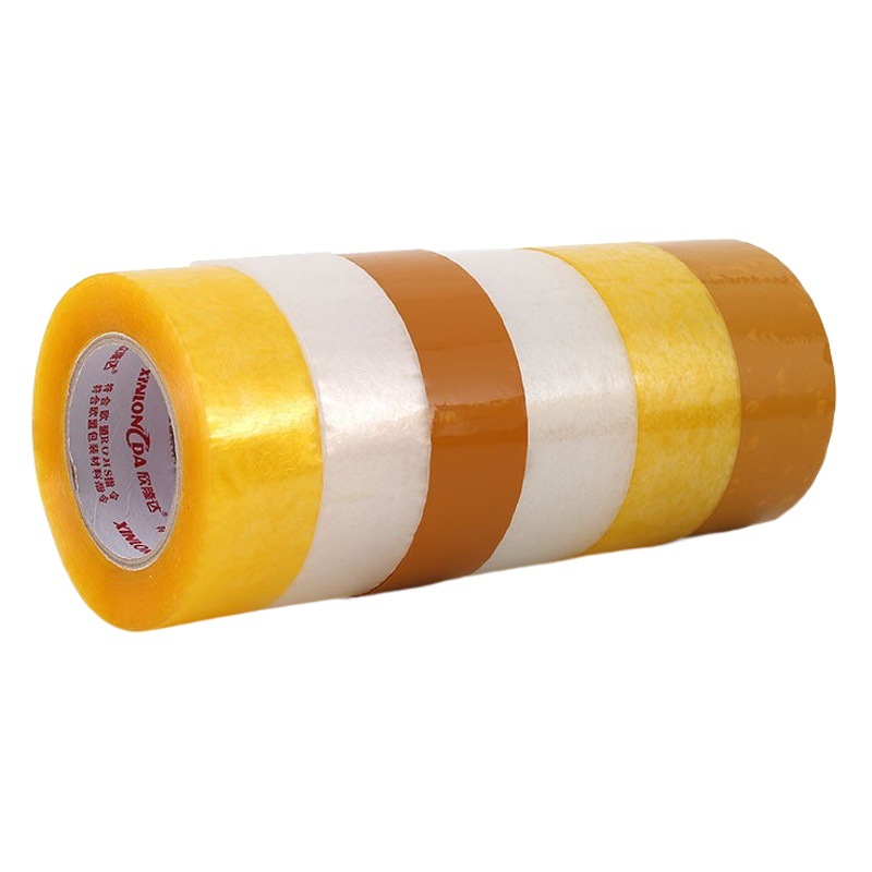 Cinta de sellado transparente 4,5 Ancho 100 m de largo cinta de sellado de alta cinta adhesiva de embalaje expreso cinta de color beige al por mayor