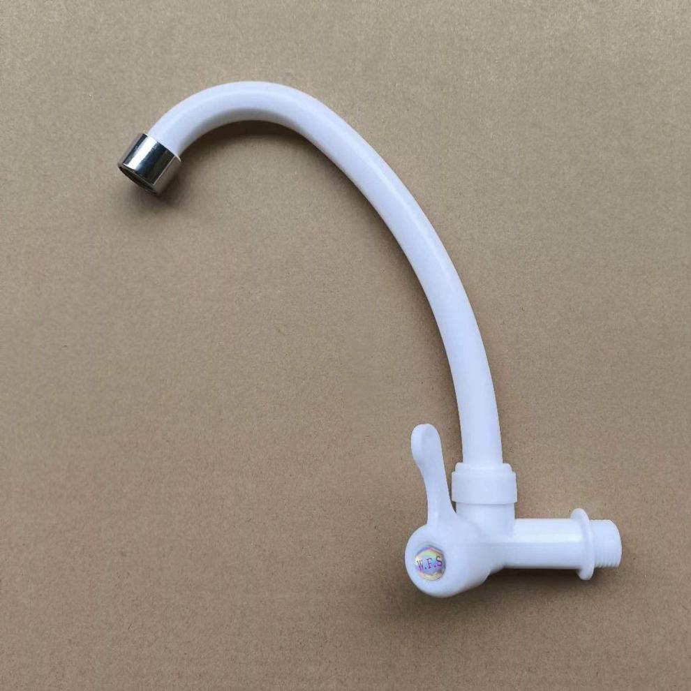 Kitchen single-cooling faucet, plastic faucet for vegetable basin, 4-inch vertical sink, water surface basin, pvc faucet, rotating undefined