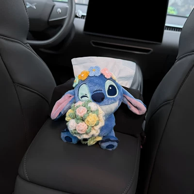Genuine Stitch-Style Car Tissue Bag, Car tissue box/set