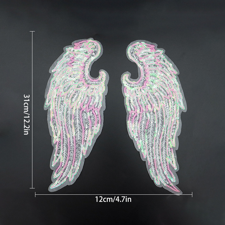 18 개의 날개 핑크 및 흰색 999962