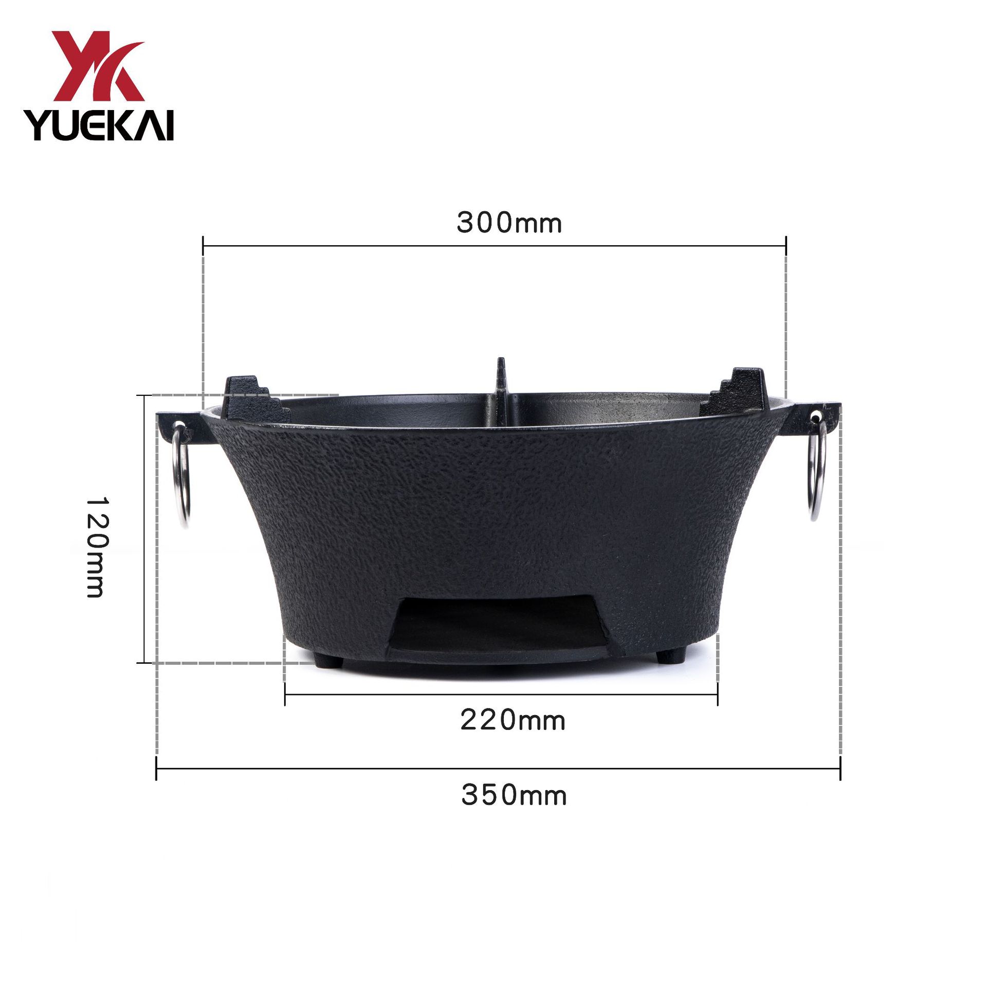 Estufa para té cocina camping hogar estufa de carbón de hierro fundido hogar portátil barbacoa parrilla estufa de carbono japonés