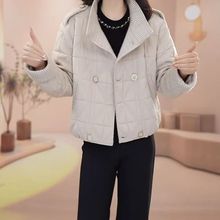 2025冬季新品时尚洋气减龄百搭棉服设计感外套休闲女士短款棉衣