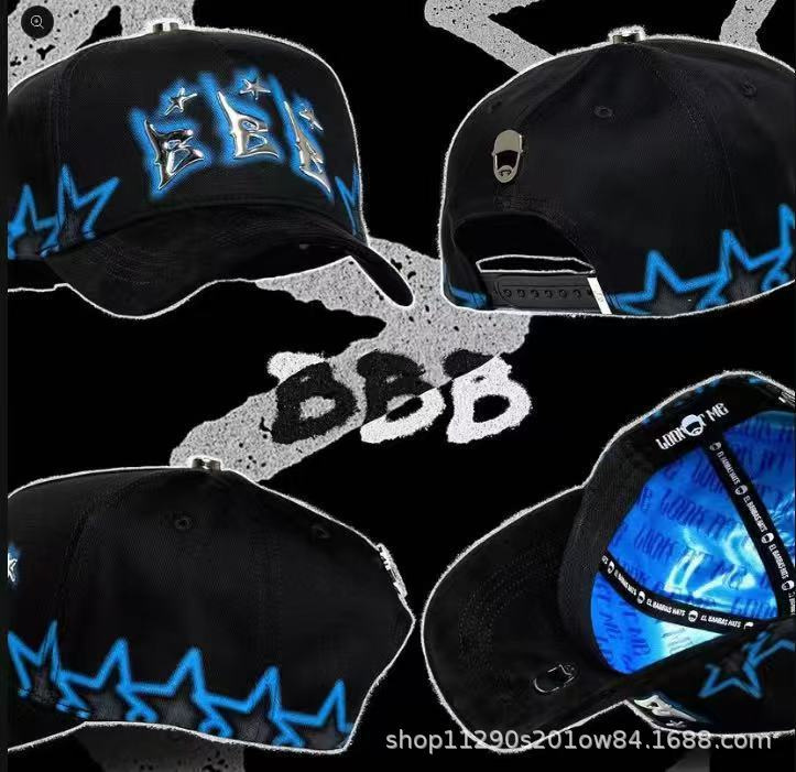 Nuevo punto transfronterizo Dandy sombrero barbas sombrero hip-hop ajustable Dandy barba sombrero