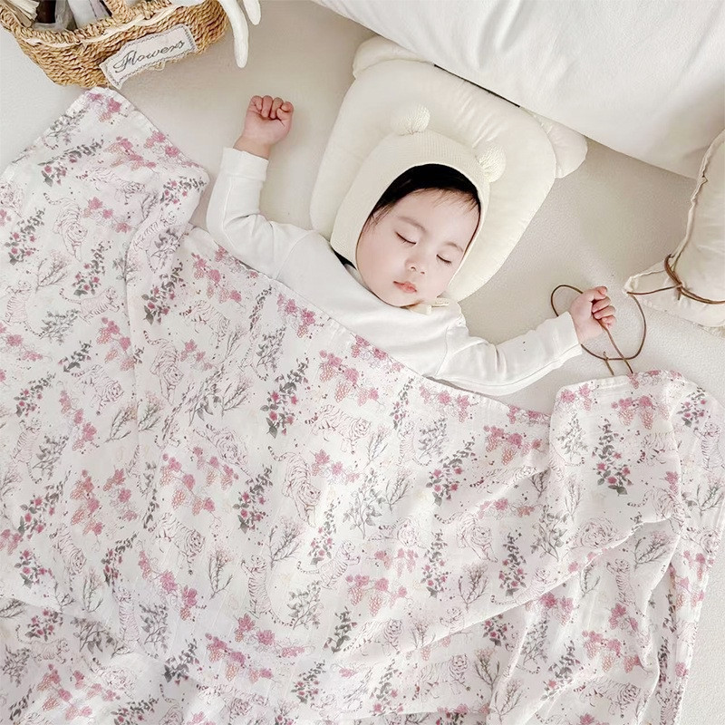 Pañuelo de gasa para recién nacidos, manta de bebé de algodón de bambú transpirable, bufanda de bebé, sala de partos, toalla cuadrada grande, manta