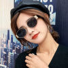 Fashionable sunglasses, metal sun protection cream, internet celebrity, city style, UF-protection, Korean style