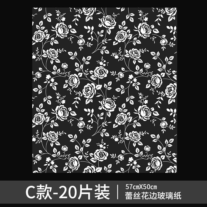 Huaxi Día de San Valentín Vela de encaje Vela Papel de embalaje de flores Ramo de rosas Papel de flores Florería impermeable Arte floral