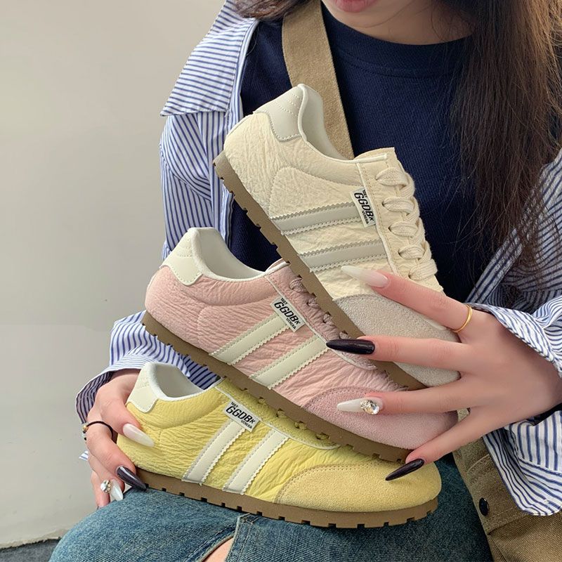 Ritai retro zapatos de entrenamiento alemán 2025 otoño nuevo estilo universitario todo fósforo color casual zapatos planos deportivos