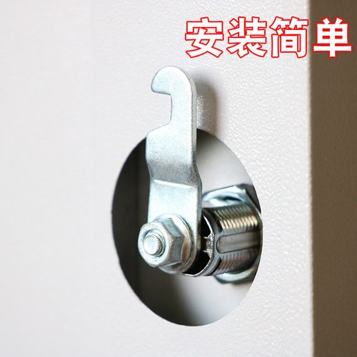 更衣柜锁文件柜锁信箱偏心转舌锁铁皮柜子锁储物柜锁柜门锁芯锁头