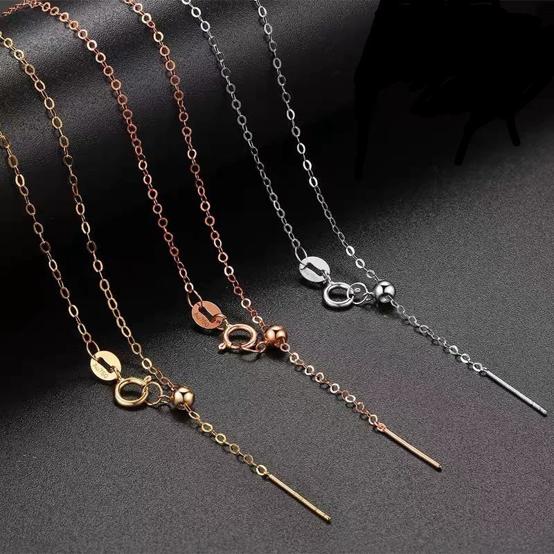 18k 골드 바늘형 O형 체인(k레드)