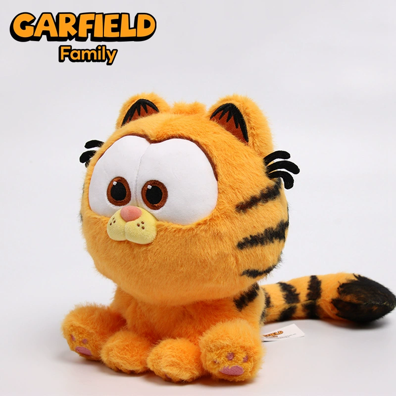 Мягкая игрушка (Garfield) маленький плюшевый кот, семейные позы, размеры 10–50 см