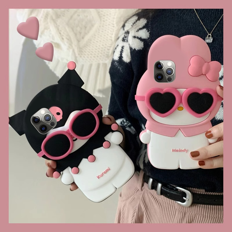Cartoon Kuromi Apple 16Pro Compatible Iphone17P Phone Case Samsung S23U Anti-Drop Full Protection Cover Cartoon Kuromi Apple 16Pro Compatible Iphone17P Phone Case Samsung S23U Anti-Drop Full Protection Cover