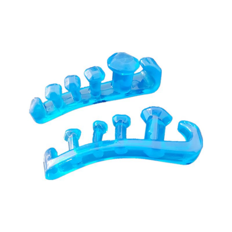 Большой палец вальгусный сепаратор с пятью пальцами перекрывающихся пальцев уход за алмаз формы клип палец