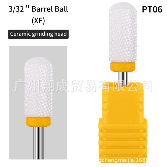 Manicura ordinaria Cabeza de pulido de cerámica Descargador de armadura Taladro de piel muerta Taladro de pulido de uñas Accesorios de amoladora eléctrica Cabeza de herramienta