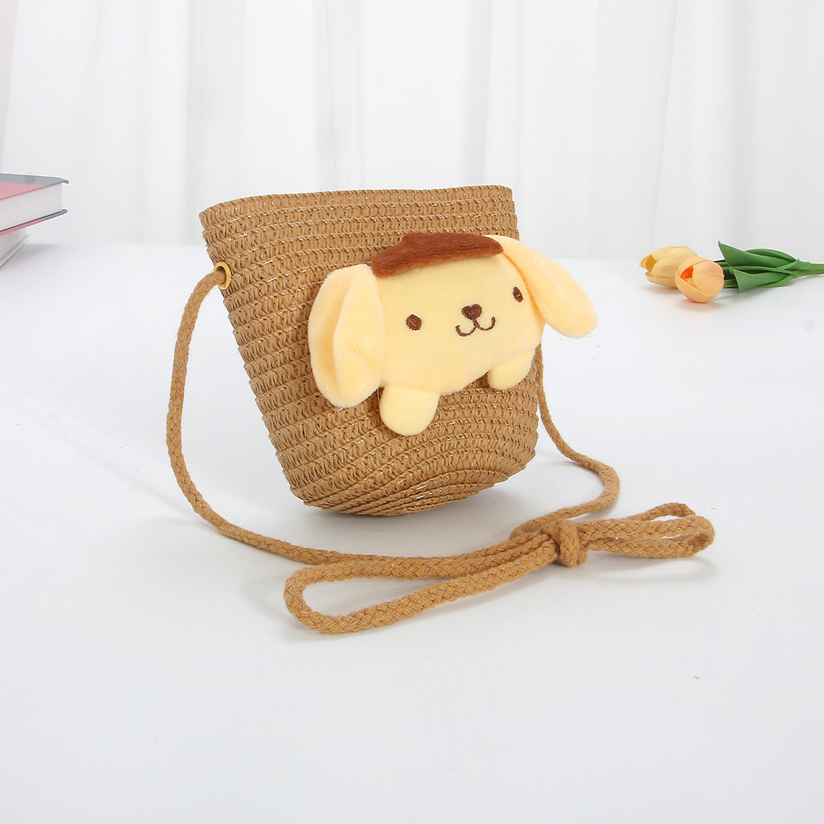 카키색 작은 가방 - 샤오황