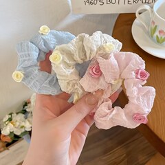 フランス椿ヘアバンド女性の高級ボールヘアアクセサリーインスタイル肥腸ヘッドバンドヘアロープゴムバンド