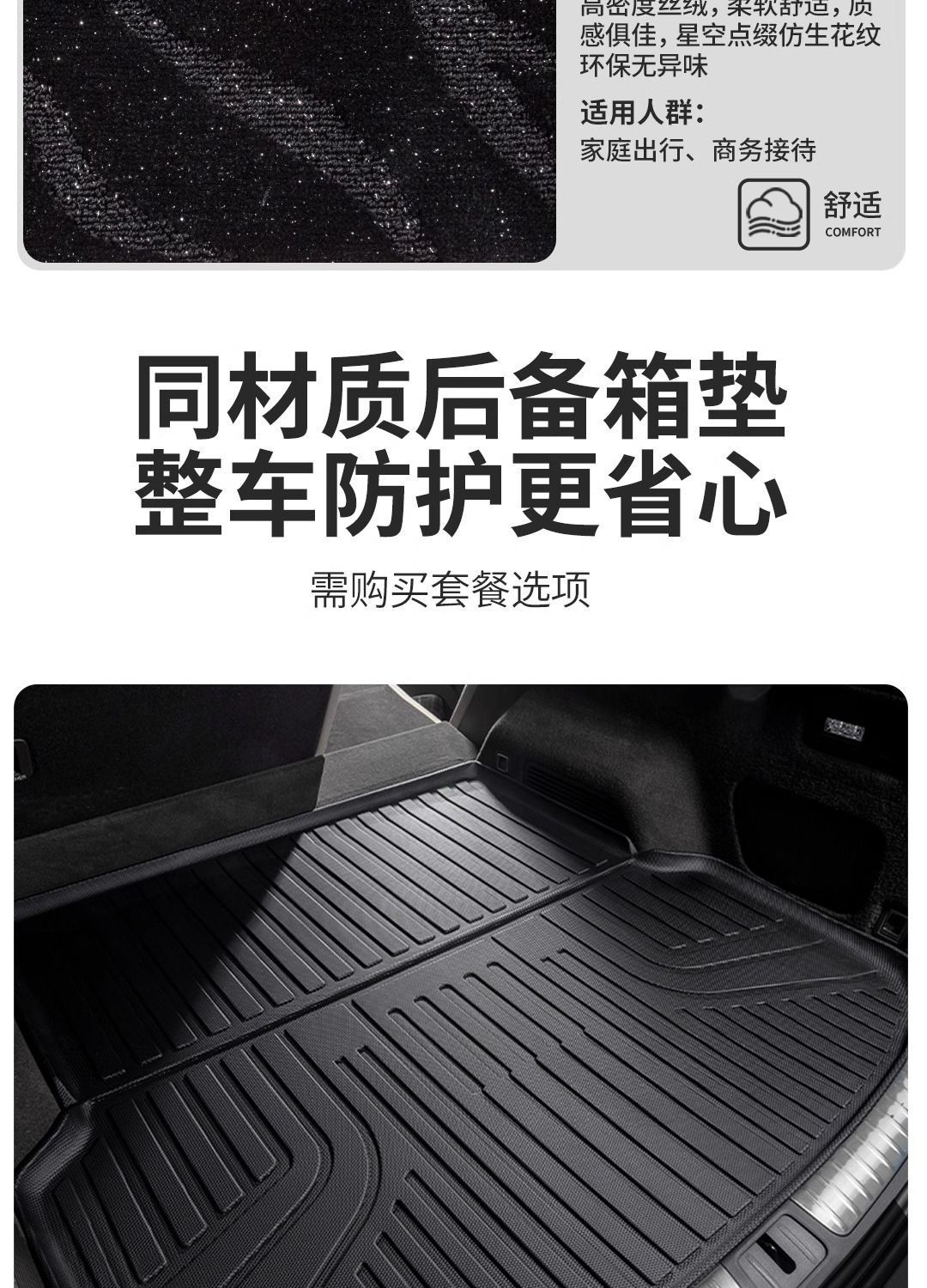 Suitable for BYD Song Plus Foot Pad 25 24 Pack Threshold TPE Car Foot Pad Carpet Pad Original Star