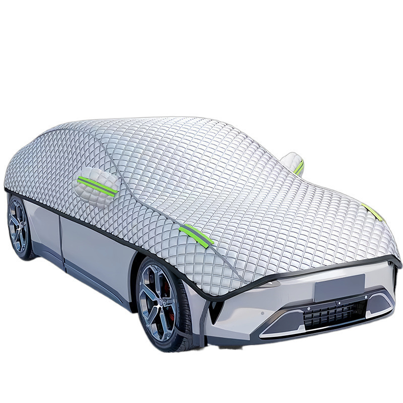 Auto ropa media cubierta cuatro estaciones general bloque de nieve anticongelante protector solar crema de nieve frente protector solar aislamiento térmico ropa de automóvil mayorista