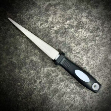 跨境 直供金刚石小半圆锉刀黑白柄陶瓷合金量大优惠