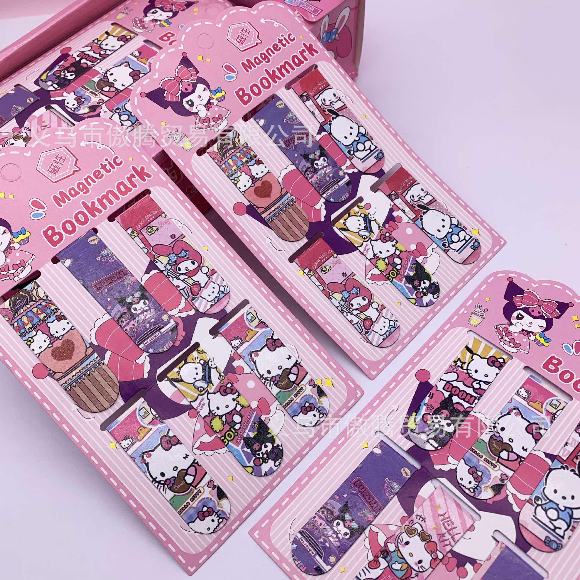 Comercio exterior nuevo Sanli Xiaoxi pulverización marcadores magnéticos de dibujos animados de alto valor de cara Kulomi Melotti marcadores plegables de doble cara