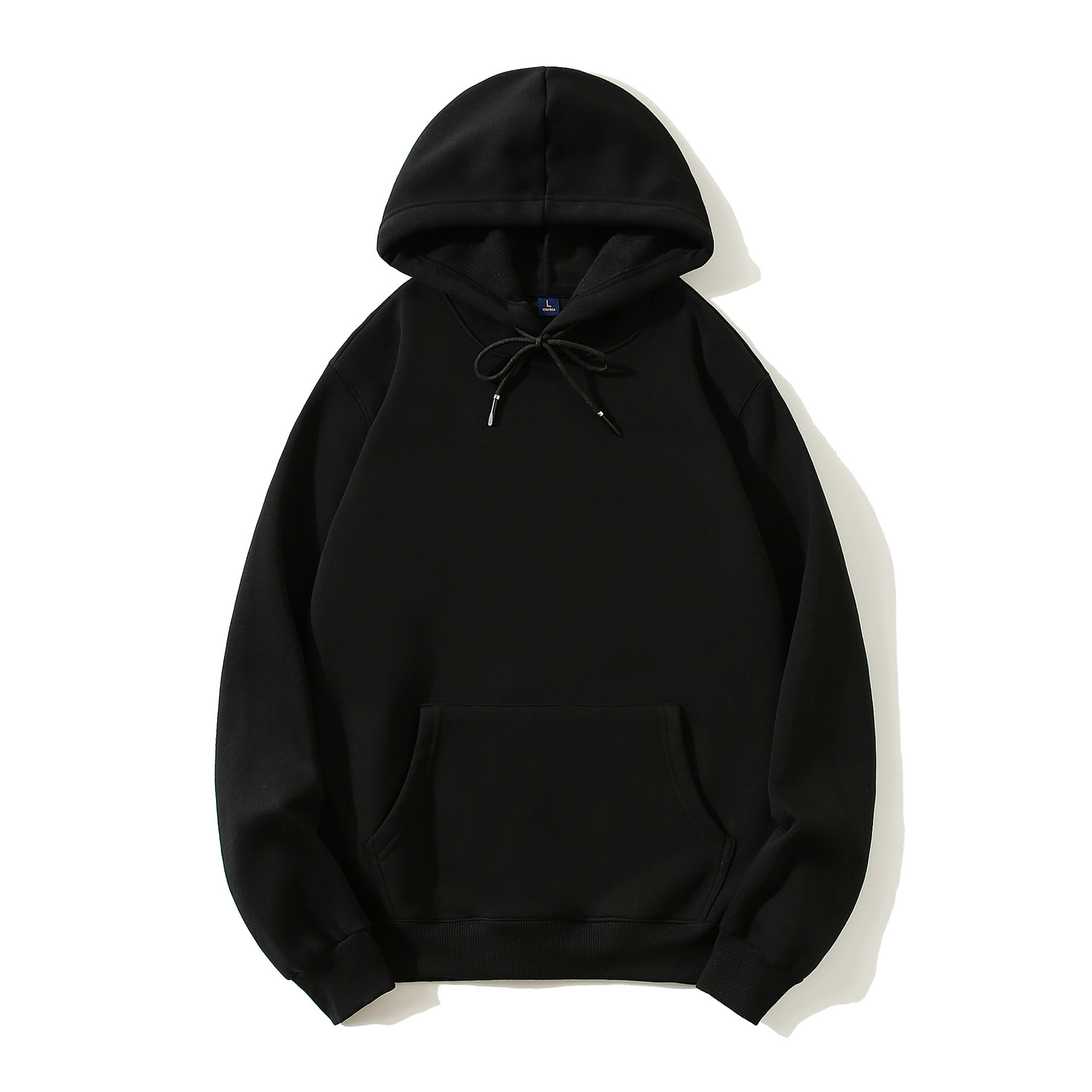 Sudadera de algodón puro para niños, con capucha y forro polar de 500g, uniforme de grupo, camiseta publicitaria cultural, ropa de trabajo personalizada con impresión de logotipo