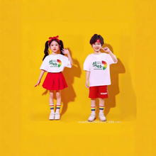 儿童啦啦队服小学生运动会班服幼儿园拉拉队舞蹈表演服装中国风