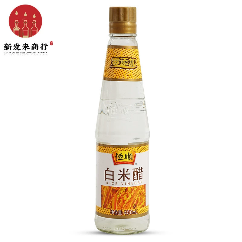 450 мл * 12 бутылок Hengshun белого рисового уксуса пивоварения Белый уксус Уксус Dip Stir-Fry холодная лапша приправа холодная смесь