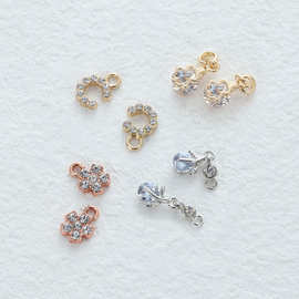 定制批发吊带文胸金属挂件配饰服装辅料合金电镀内衣裤吊坠装饰品