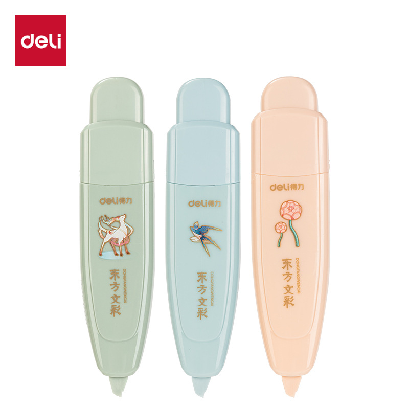 Deli DF88 Oriental Color Empresion puerta sellada cinta correctora _ 5mm * 6m cinta correctora de gran capacidad
