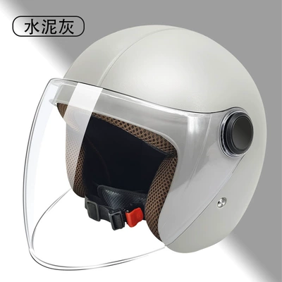 Dilang Winter Electric Vehicle Helmet Motosiklet kaskı (dəbilqə) - cement-gray