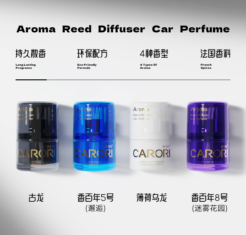 Centennial Car Perfume Small Waist Rattan Aromatherapy High-End Car Ornaments Car Fragrance Long-Lasting Light Fragrance Deodorization