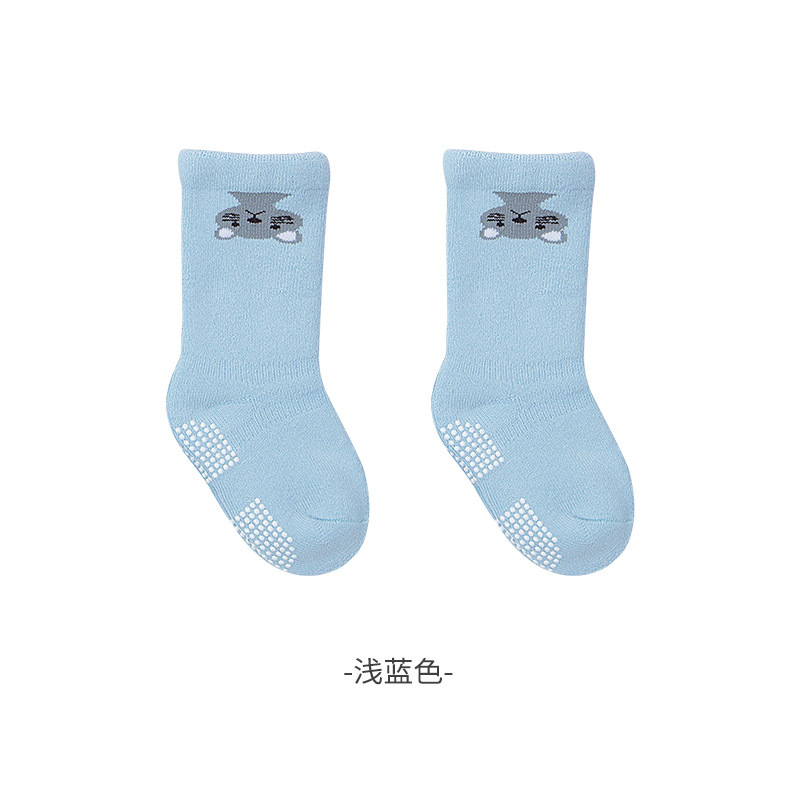 Calcetines para bebé Calcetines para bebé engrosados de felpa de otoño e invierno Calcetines para bebé antideslizantes de tubo medio Calcetines para bebé
