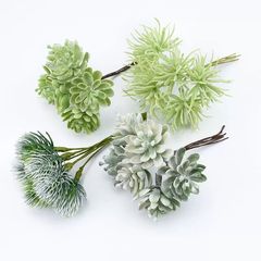 新商品は生け花の緑の植栽の部品をシミュレーションして飾ります。