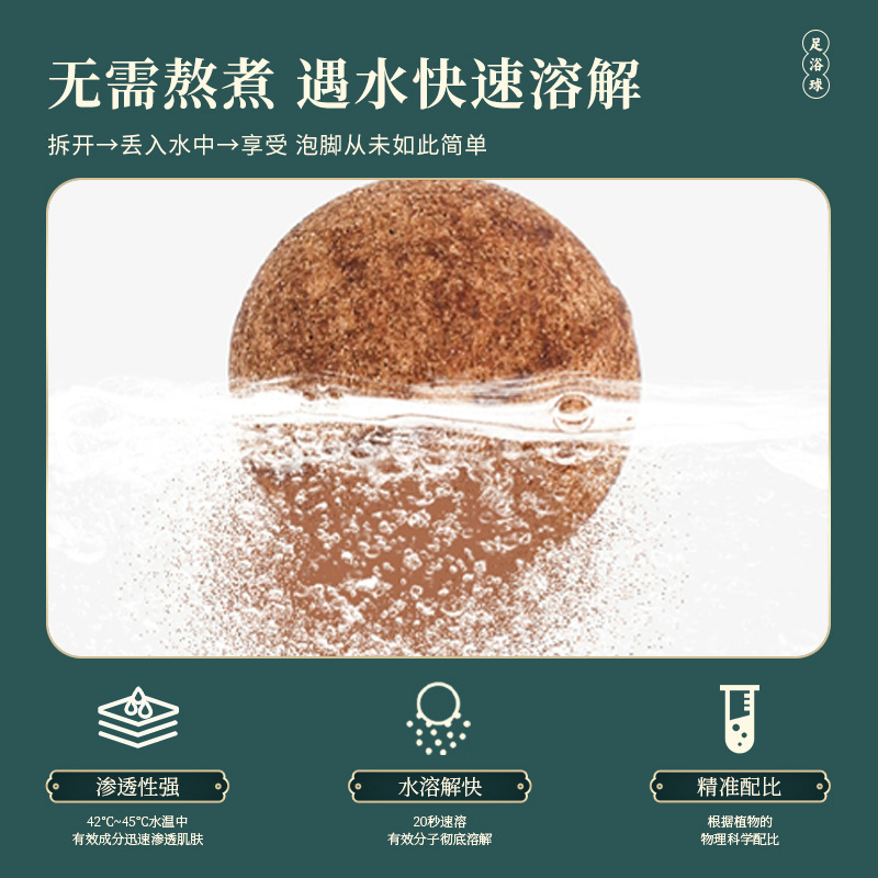 ヨモギ足浸し丸薬、紅花生姜足浸し丸薬、家庭用エッセンシャルオイル足浸しボール、バスボール、純ヨモギバスソルト、足浸し丸薬|undefined