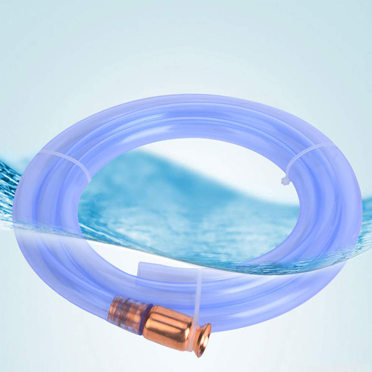 6ft Automatic Oil Pump Siphon Oil Pipe 1.0/2inch Valve 13mm Self Siphon Automatic Siphon Hose Vibrator