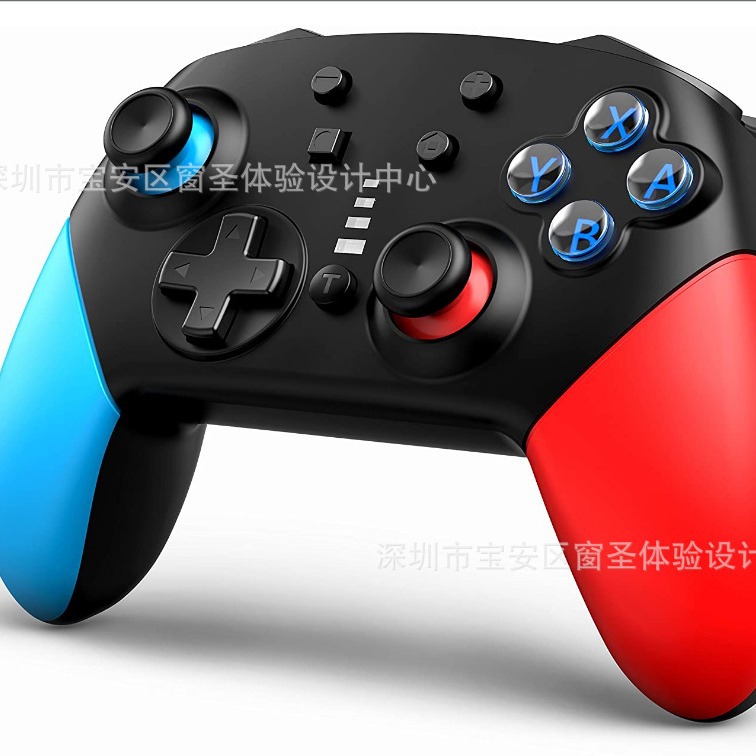 Private mold coated switch wireless bluetooth handle with vibration 6-axis somatosensory switch pro wireless handle