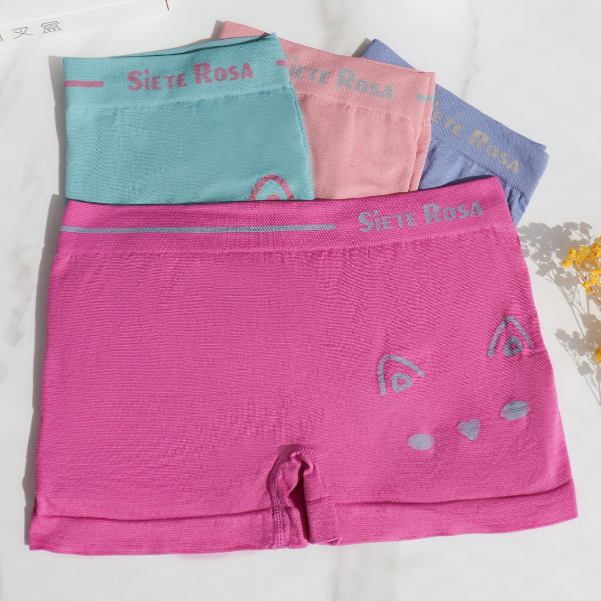 Ropa interior de verano para mujer, muy vendida en el extranjero, sin costuras, calzones tipo bóxer que no se enrollan, ajustados, antiexposición