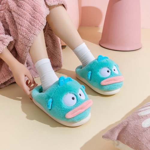 Three Rivers Slippers Melody Dog Hello Kitty Klomi Cotton Slippers Home Warm Autumn Winter Women