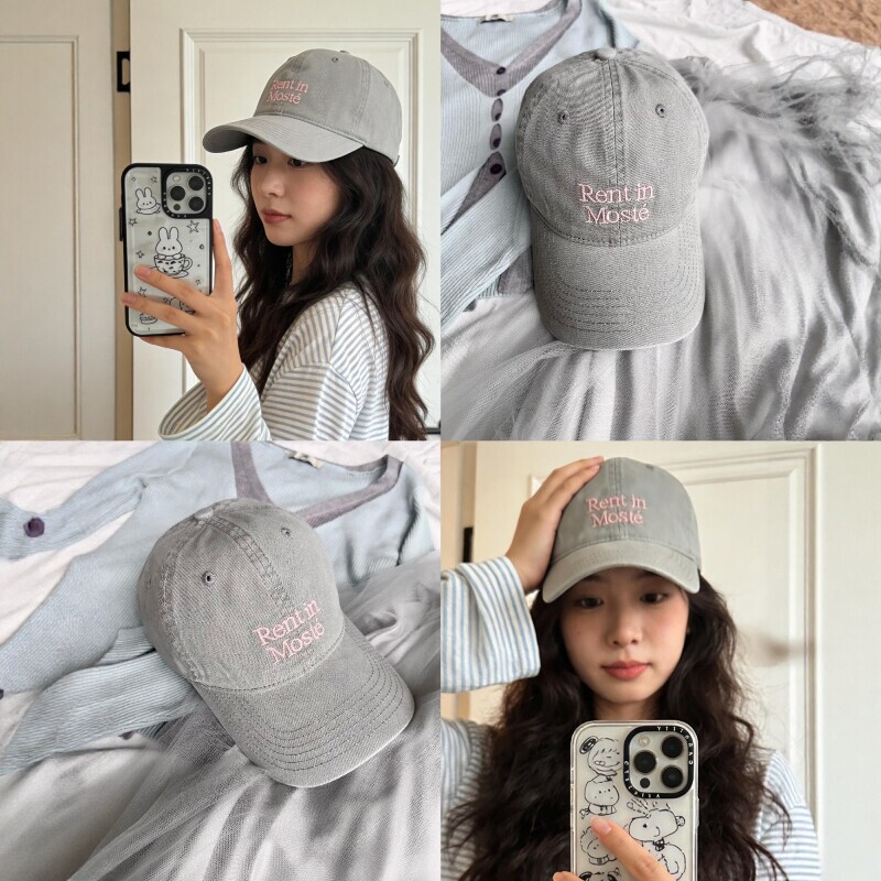 Spring Is Starting to Arrive! the Low-Saturation Light Gray Color Is Really Gentle~ Korean-Style Baseball Cap That Makes Your Face Look Smaller Spring Is Starting to Arrive! the Low-Saturation Light Gray Color Is Really Gentle~ Korean-Style Baseball Cap That Makes Your Face Look Smaller